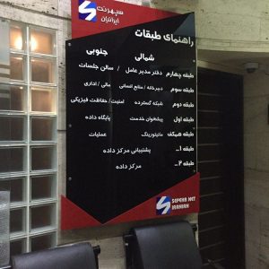 تابلو راهنما ساختمان اداری